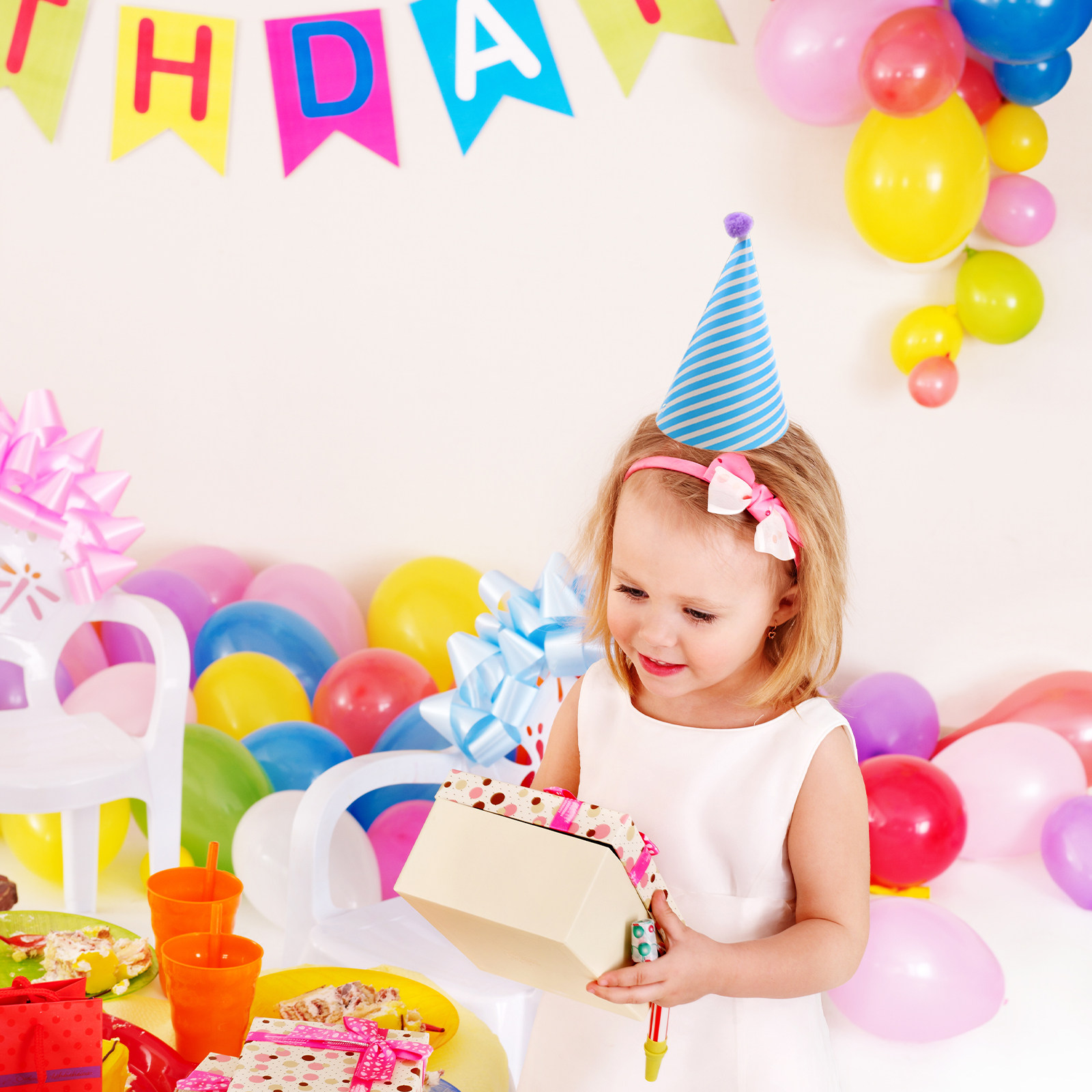Party Hat Cone - 12Pcs Birthday Hats Paper Cone Party