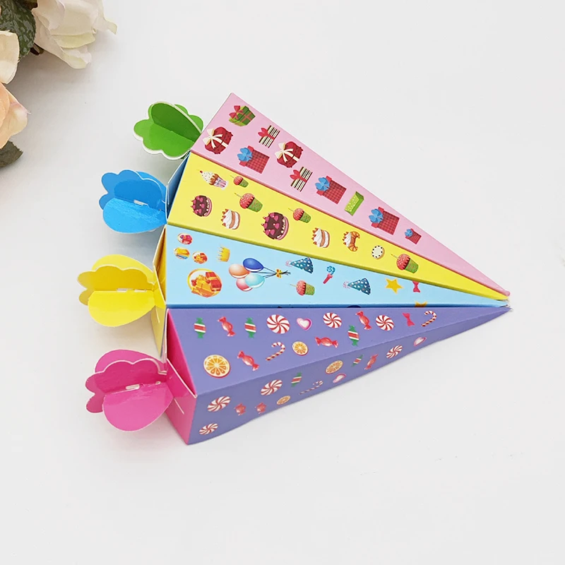 Cotton Candy Cone - 25Pcs Small Ice Cream Cone Candy