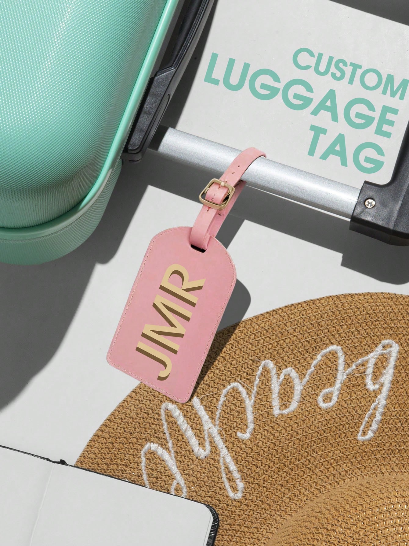 Personalized Initial Luggage T - مراجعة Party Favor Bag وسعره