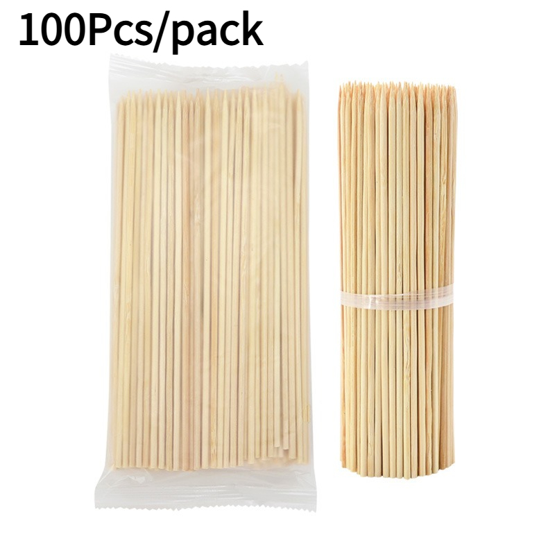 100Pcs Disposable Bamboo Skewe - مراجعة Cotton Candy Cone وسعره