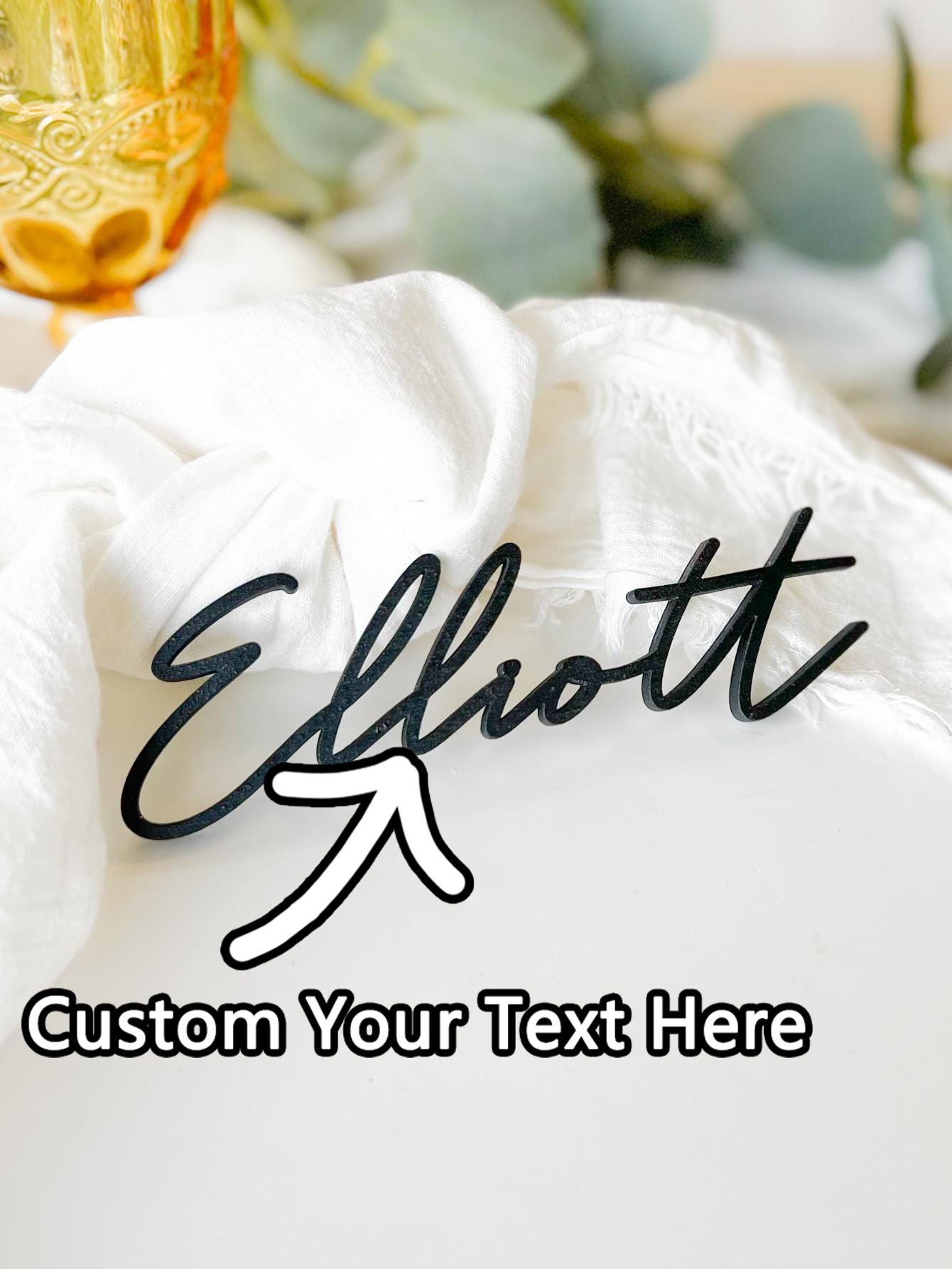 1PC Custom Seat Card - Persona - مراجعة Event & Party Supply Photos وسعره