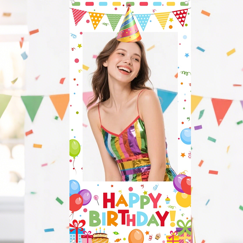 Birthday Party Photo Booth Fra - مراجعة Photo Booth Frame وسعره