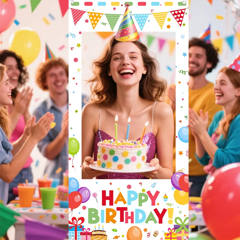 Birthday Party Photo Booth Fra - مراجعة Photo Booth Frame وسعره