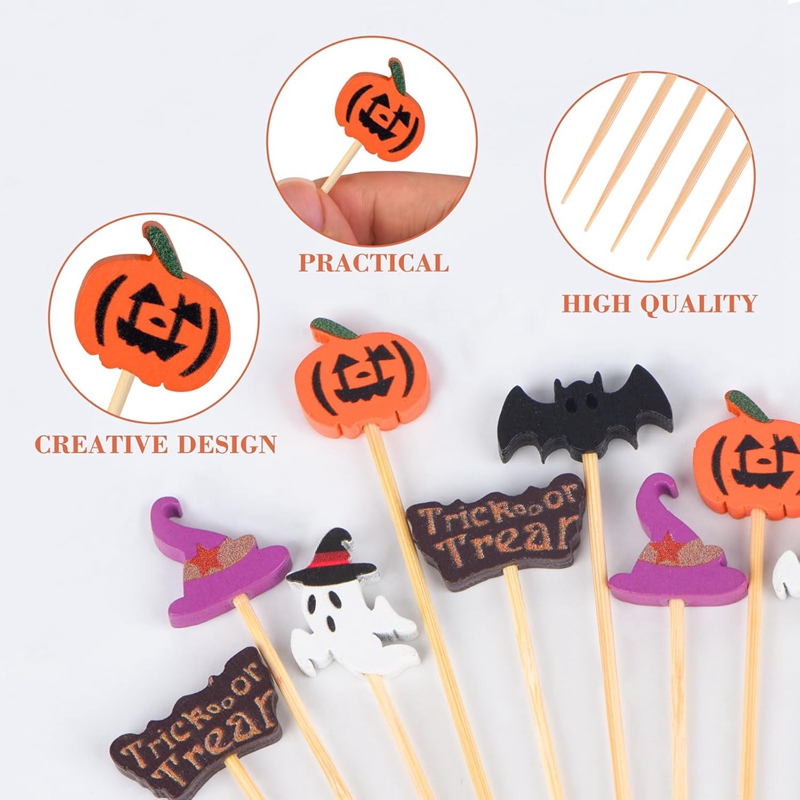 50/100Pcs Halloween Party Toot - مراجعة Centerpiece Stick وسعره