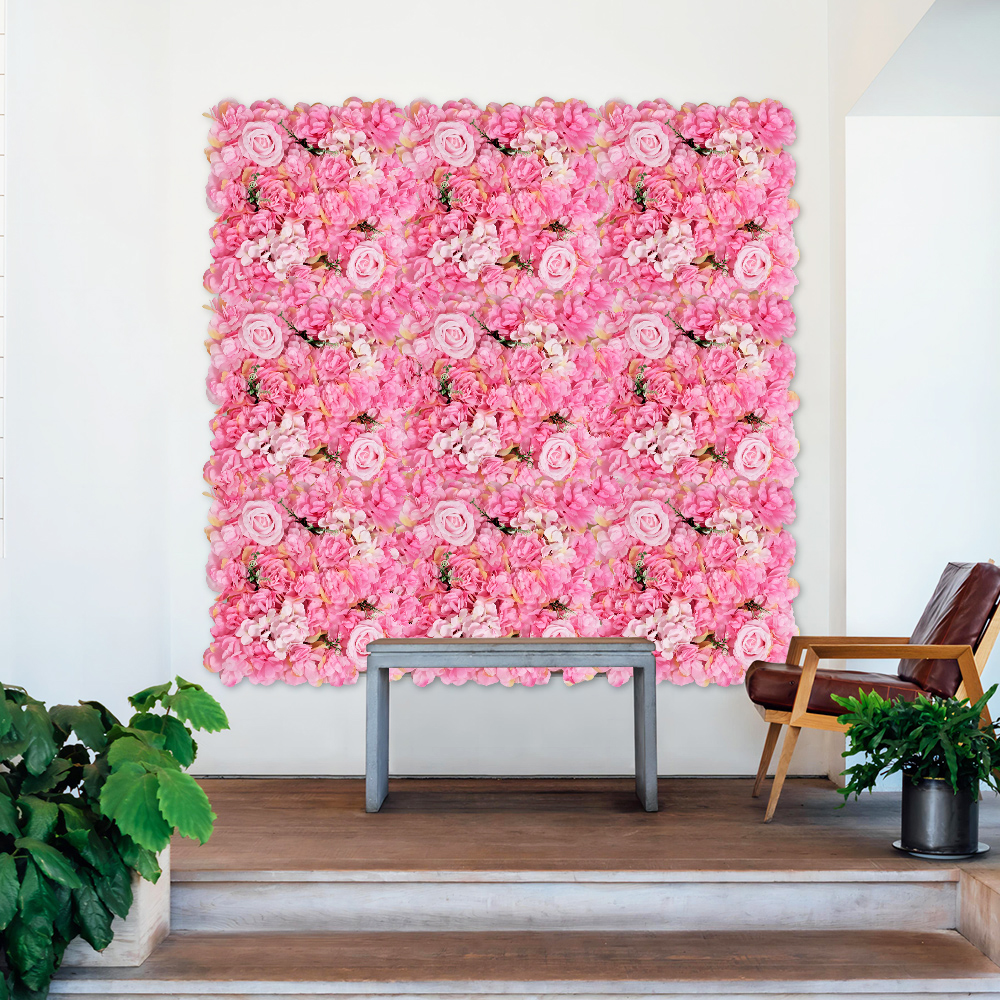 6PCS Artificial Flowers Wall P - مراجعة Flower Wall Panel وسعره