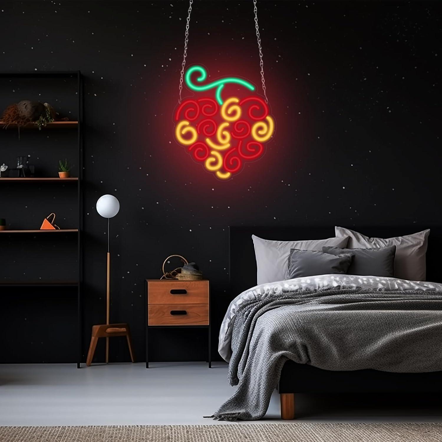 Cyber Fruit Neon Sign USB Dimm - مراجعة Neon Sign Party وسعره