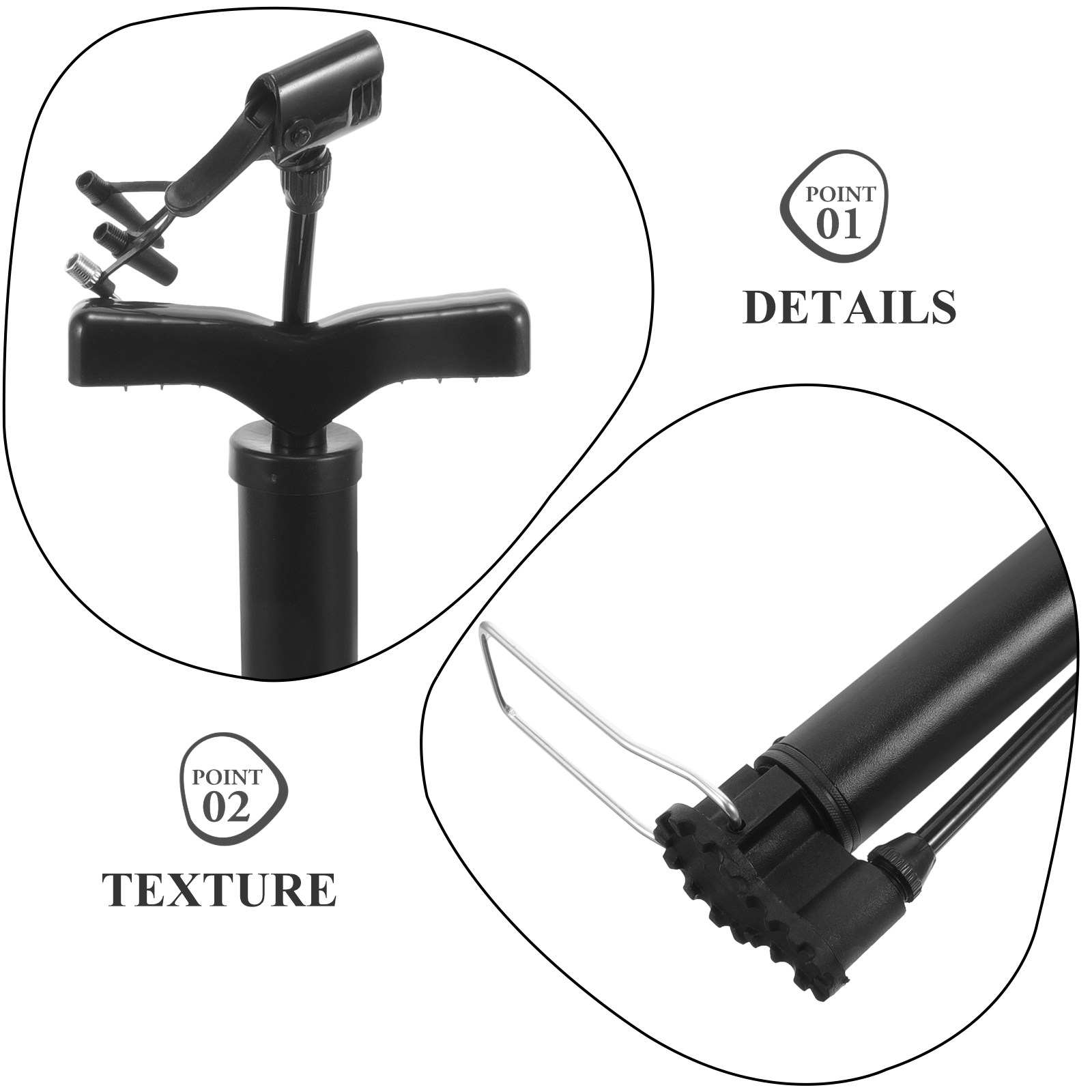 Steel Portable Ball Pump Bike  - مراجعة Balloon Pump Hand وسعره