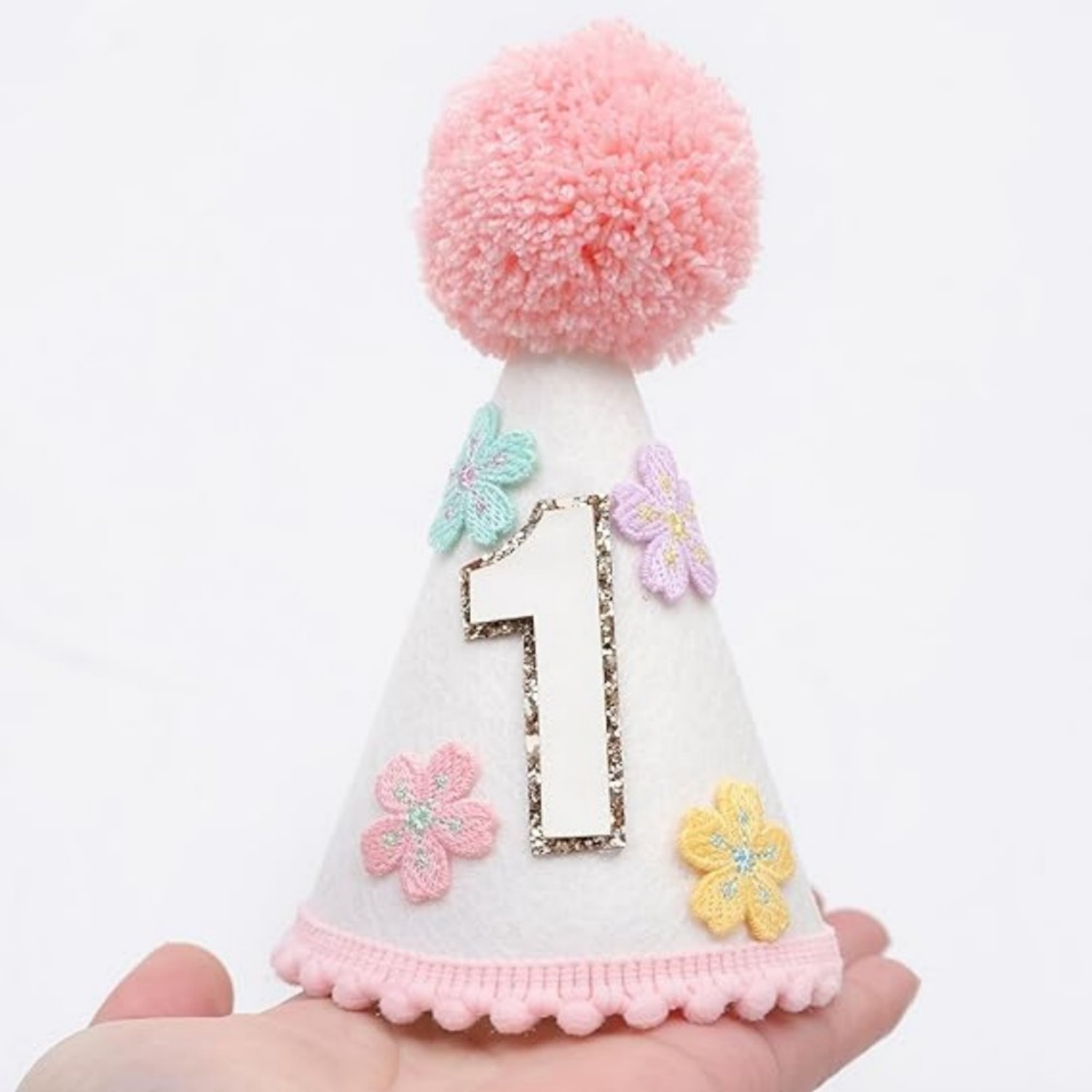 Colorful Floral Cone-Shaped Bi - مراجعة Party Hat Cone وسعره