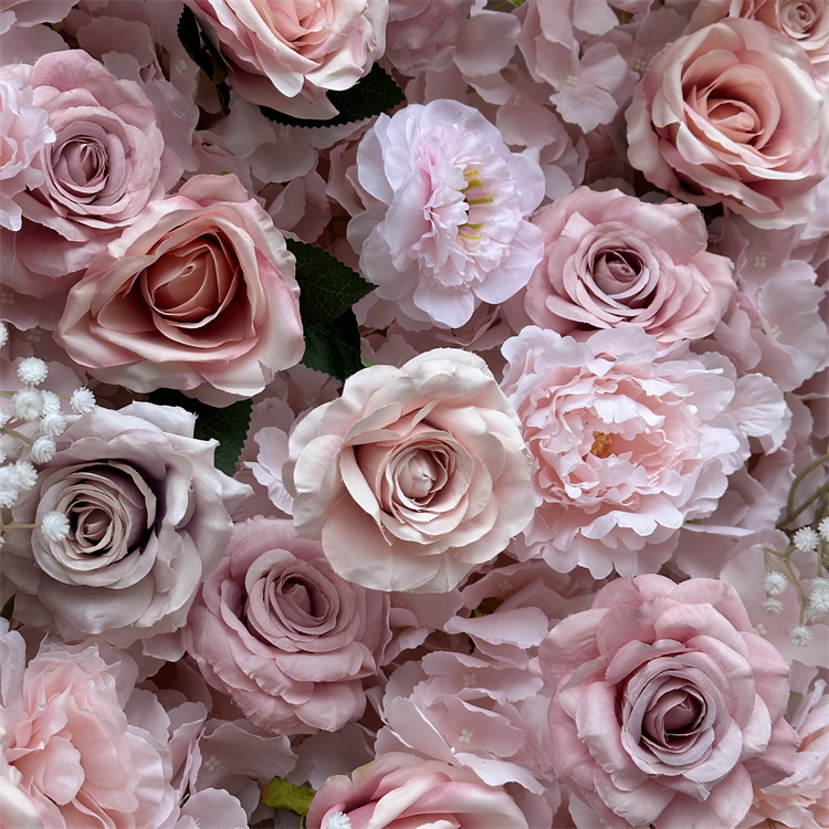High Quality 8x8 Roll up Silk  - مراجعة Flower Wall Panel وسعره