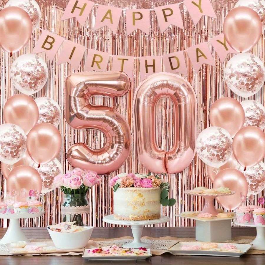 58Pc/Set 40Inch Number Foil Ba - مراجعة Party Banner Gold وسعره