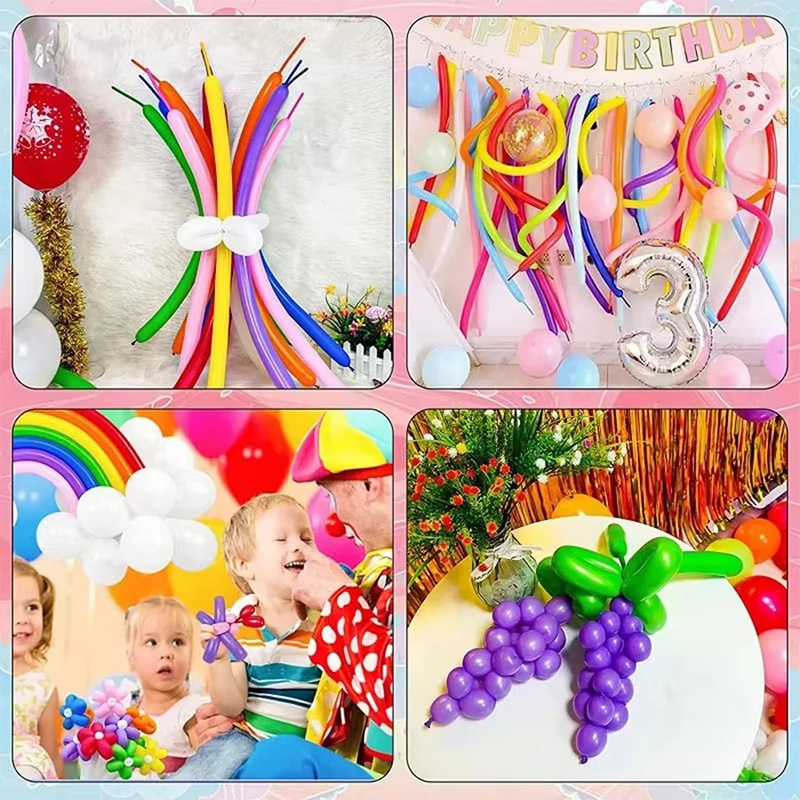 50~200pcs Spiral Balloons Colo - مراجعة Balloon Pump Hand وسعره