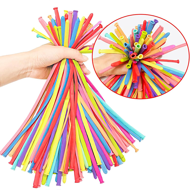 50~200pcs Spiral Balloons Colo - مراجعة Balloon Pump Hand وسعره