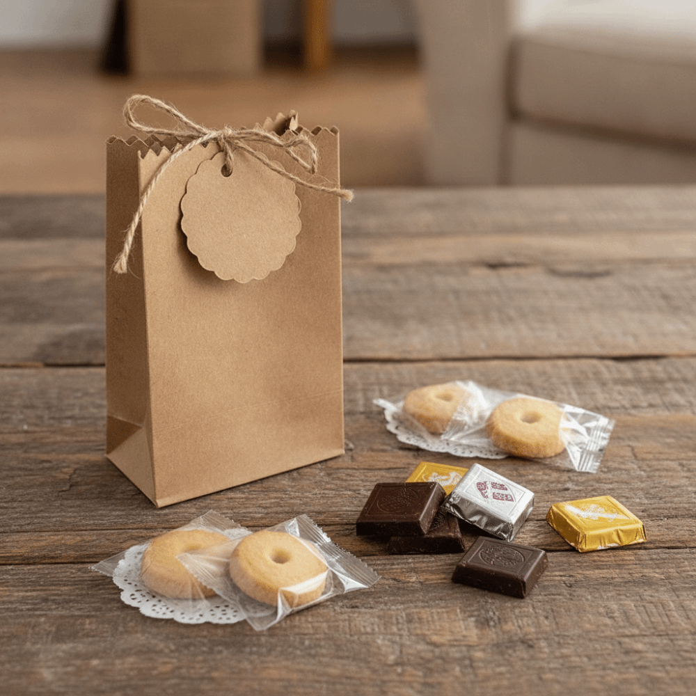 Multi-functional Retro Kraft P - مراجعة Party Favor Bag وسعره