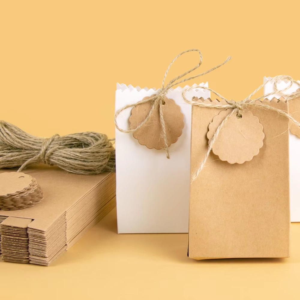 Multi-functional Retro Kraft P - مراجعة Party Favor Bag وسعره