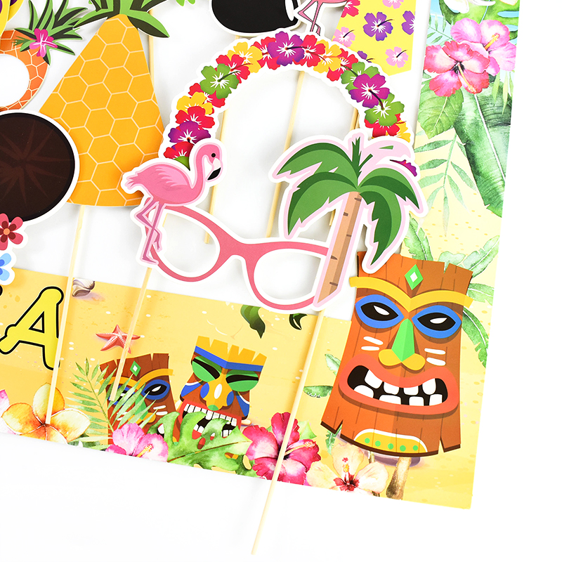 Hawaiian Party Aloha Photo Boo - مراجعة Photo Booth Frame وسعره