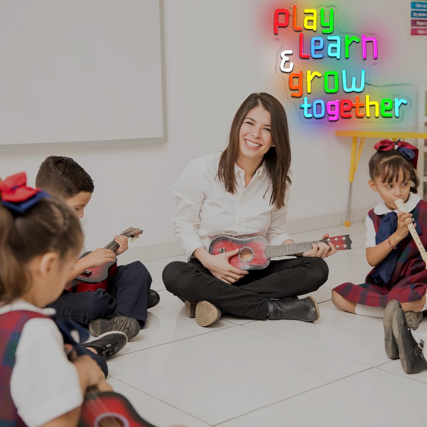 Play Learn Grow Together Neon  - مراجعة Neon Sign Party وسعره