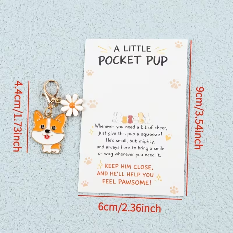 10 Cute Cartoon Puppy Keychain - مراجعة Party Favor Bag وسعره