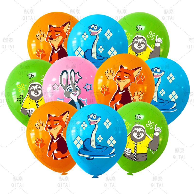 New Zootopia Balloons Wild Ani - مراجعة Supply Event وسعره
