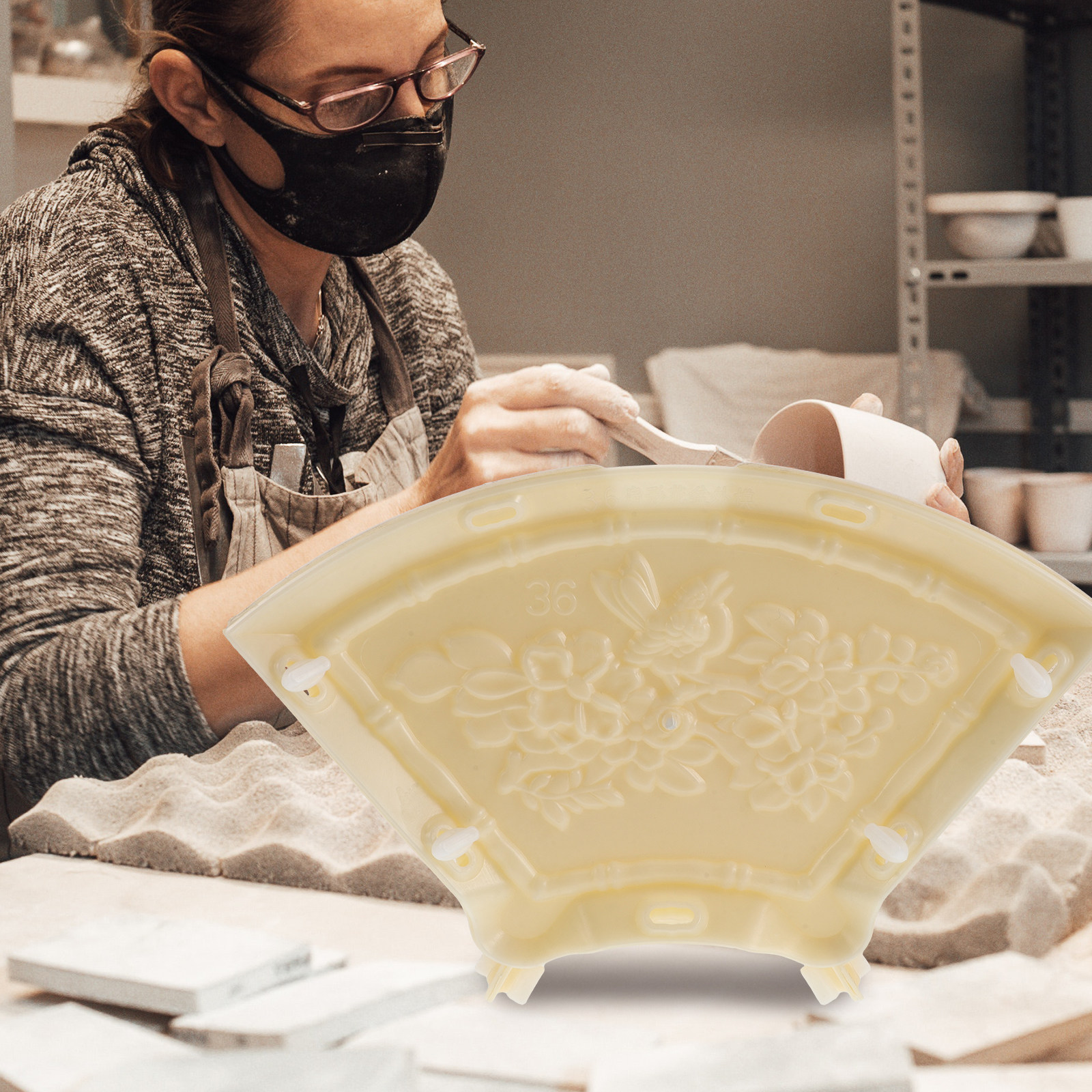 Outdoor Concrete Mold Bird and - مراجعة Flower Wall Panel وسعره