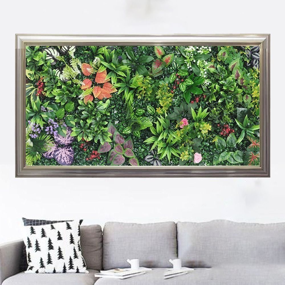 DIY Artificial Plant Wall Pane - مراجعة Flower Wall Panel وسعره