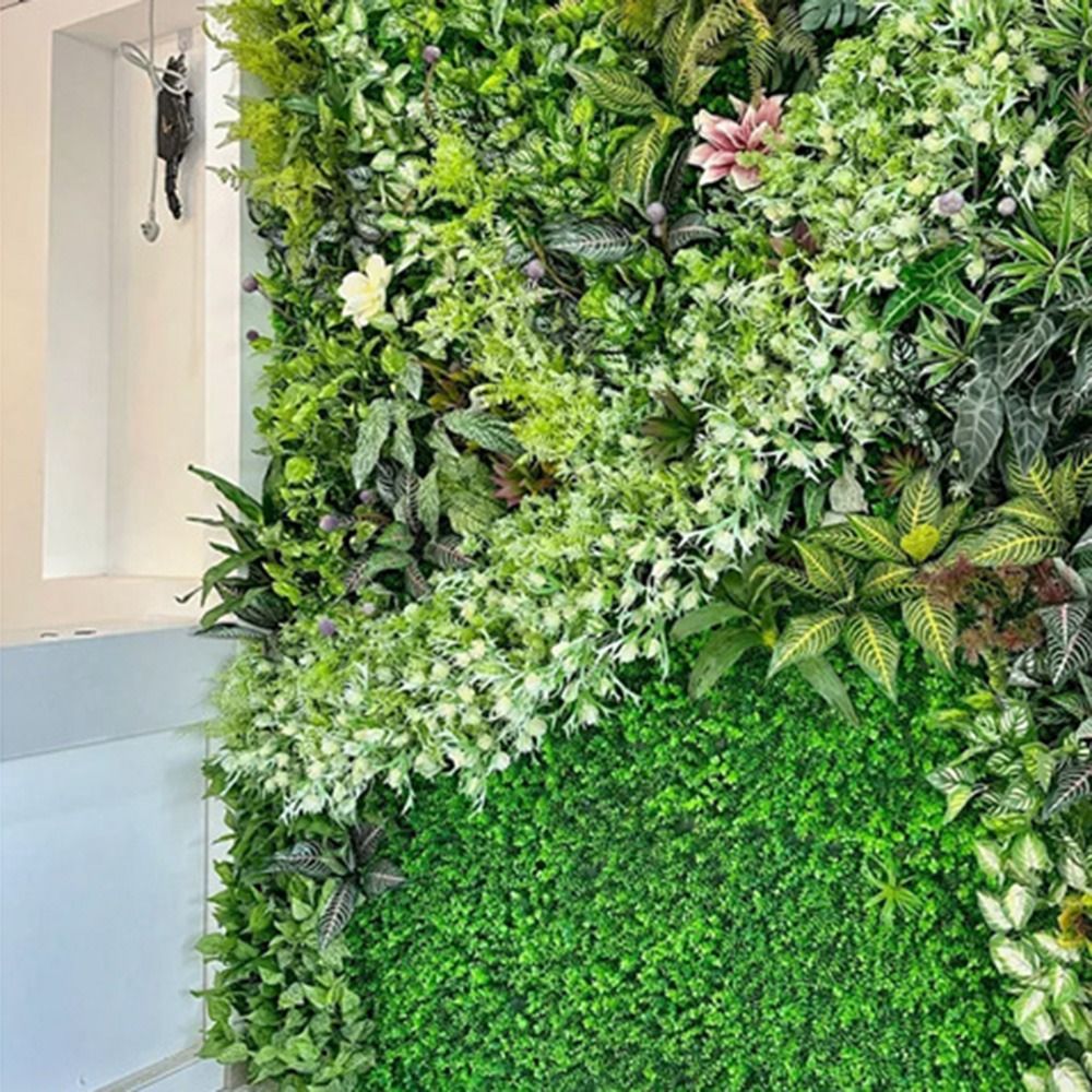 DIY Artificial Plant Wall Pane - مراجعة Flower Wall Panel وسعره