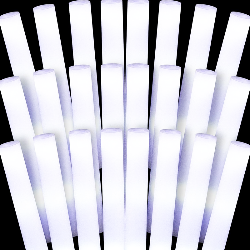 30Pcs LED Foam Sticks White Li - مراجعة Centerpiece Stick وسعره