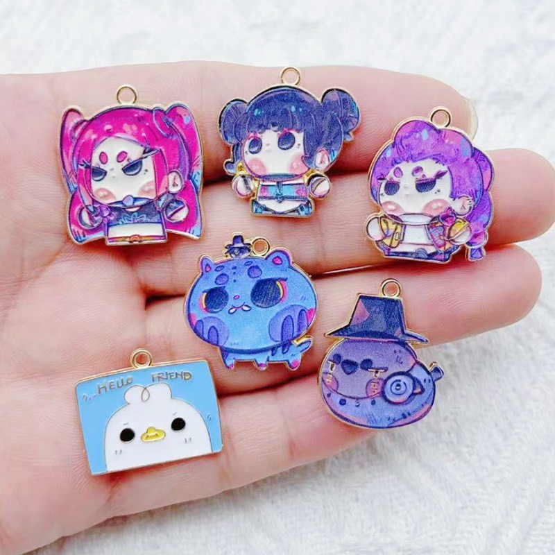 10pcs Cartoon Anime Pendant Oi - مراجعة Event Party وسعره