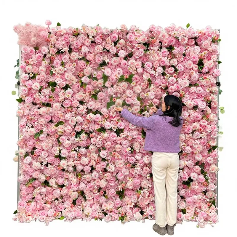Sunwedding Silk Artificial Flo - مراجعة Flower Wall Panel وسعره
