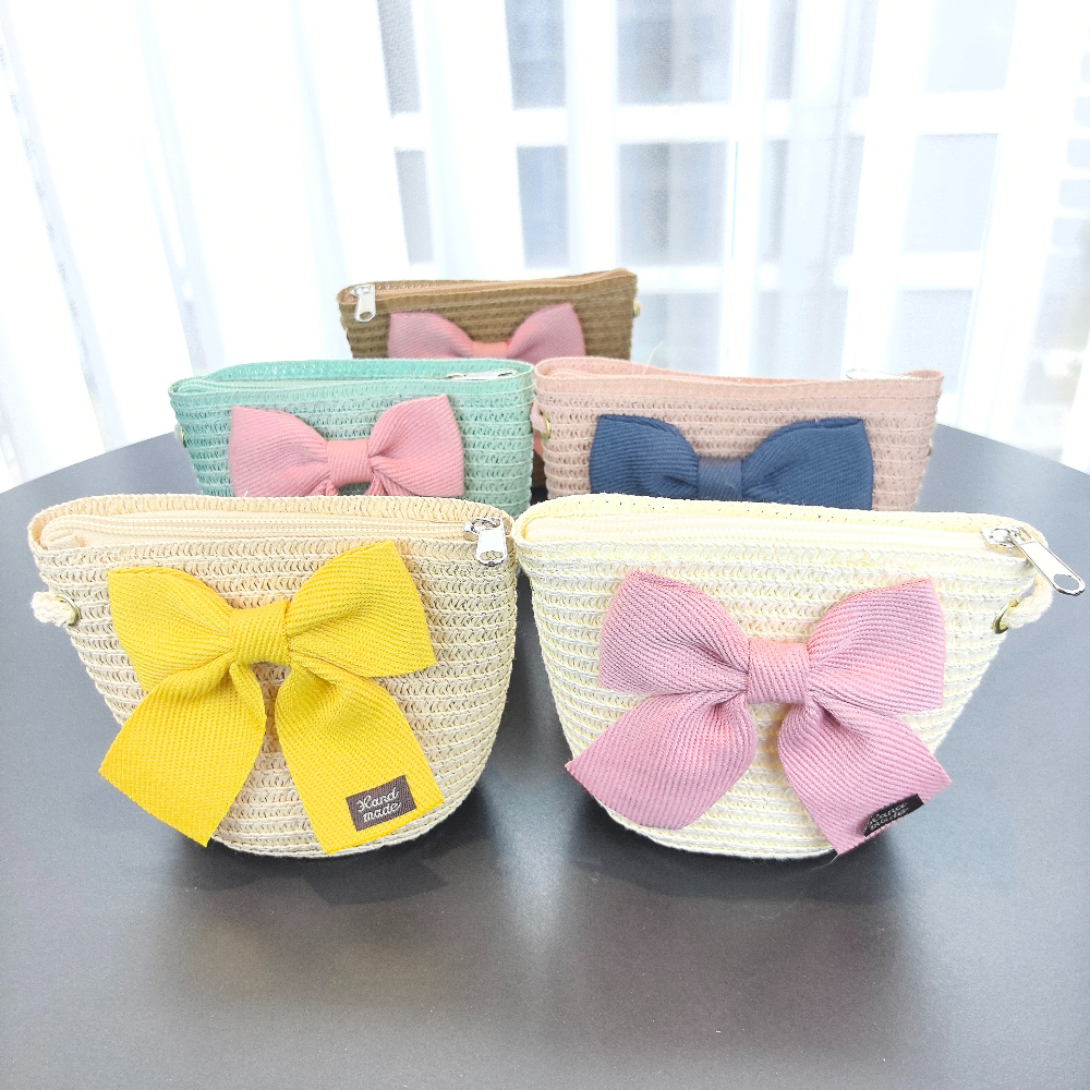 Girls 2pcs Straw Hat Solid Col - مراجعة Paper Straw Color وسعره