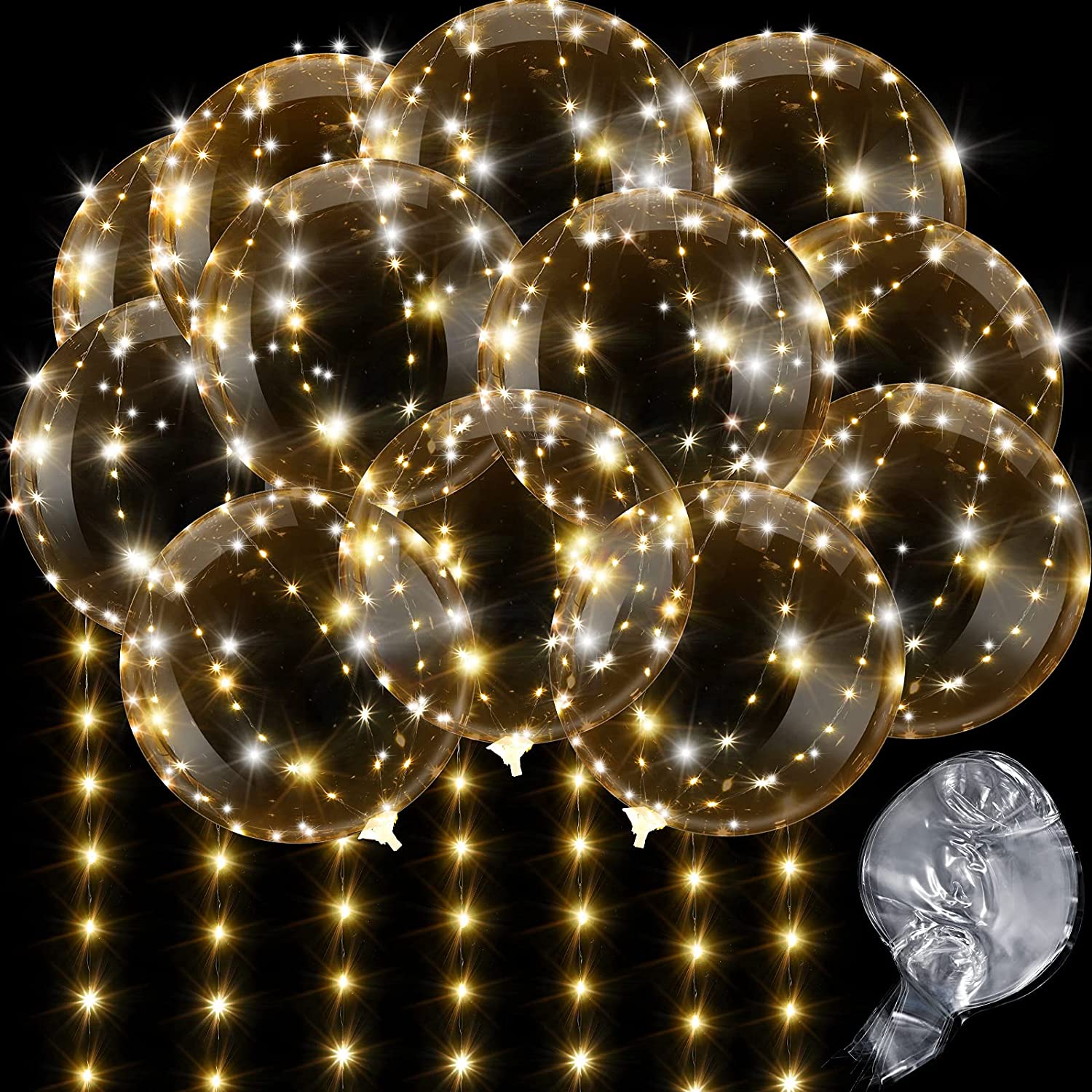 4PCS Led Balloon With Light Lu - مراجعة Led Balloon Light وسعره
