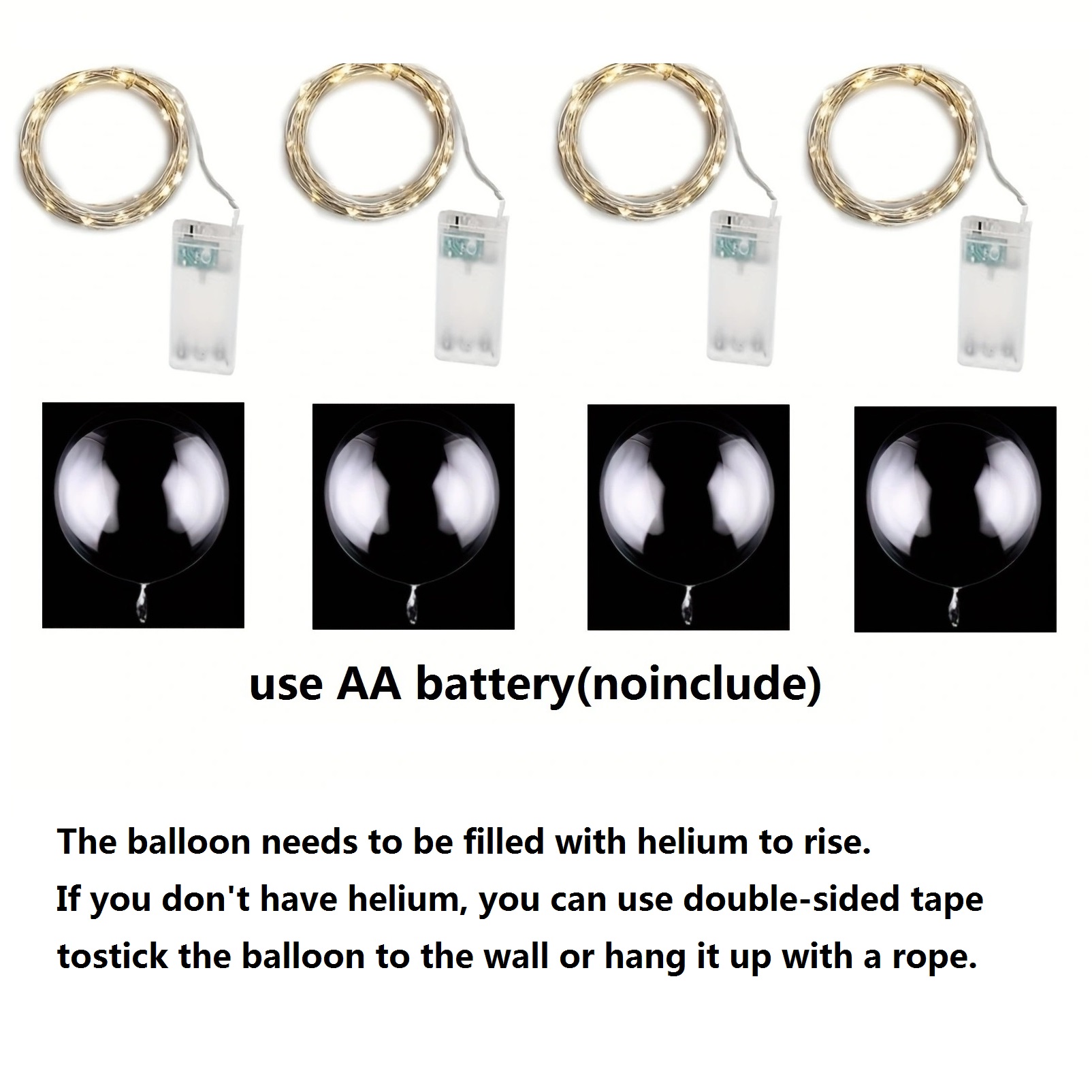 4PCS Led Balloon With Light Lu - مراجعة Led Balloon Light وسعره