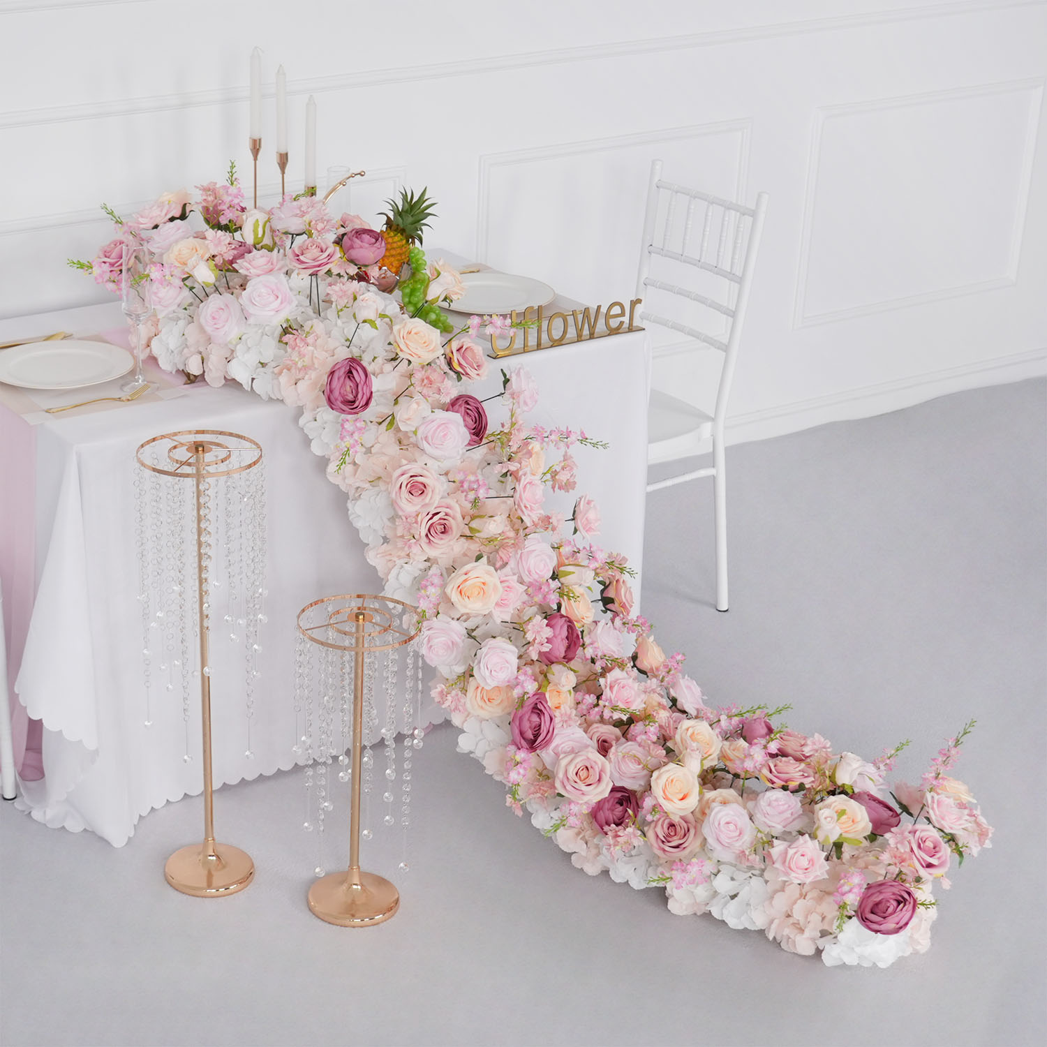 Uflower Luxury Artificial Flow - مراجعة Flower Wall Panel وسعره