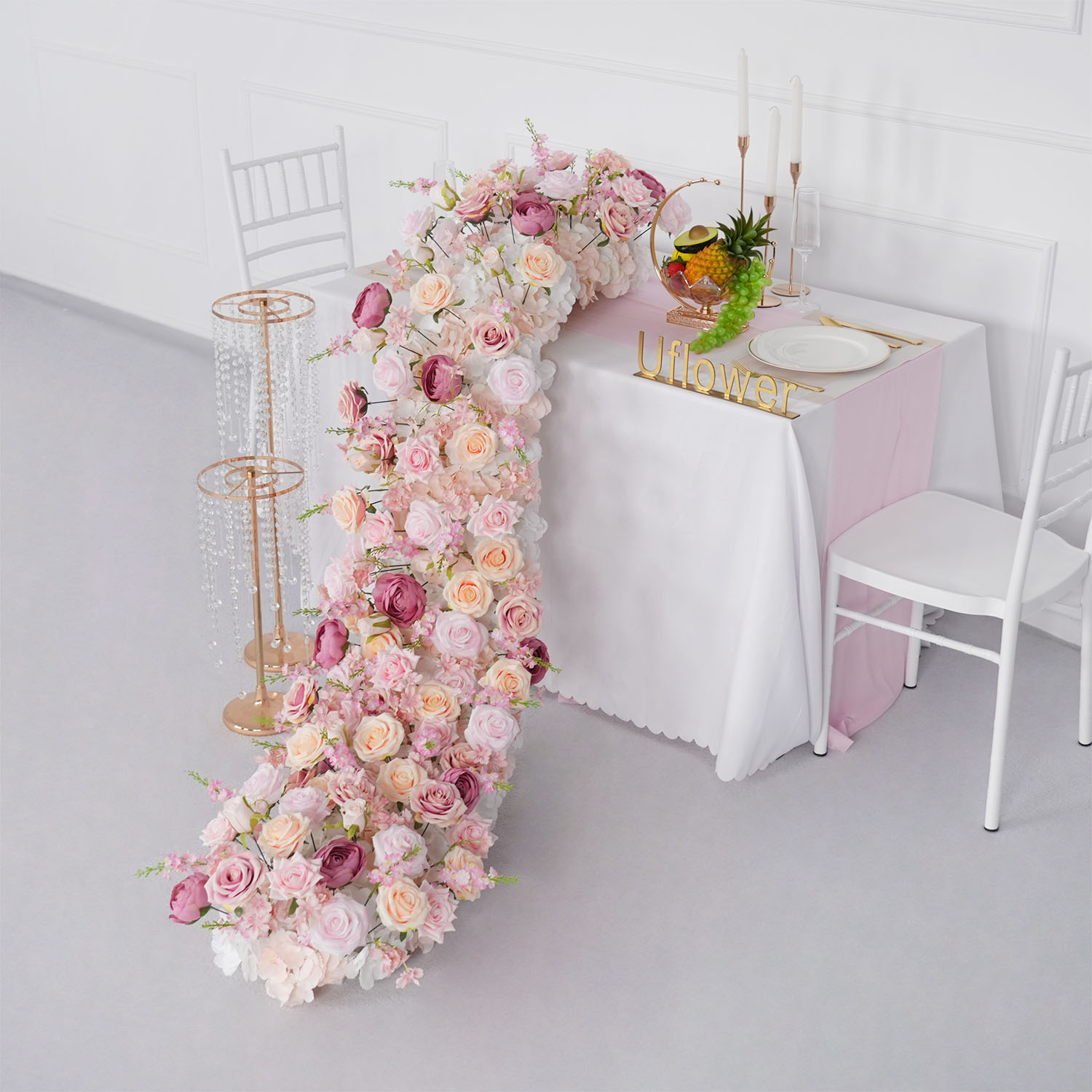 Uflower Luxury Artificial Flow - مراجعة Flower Wall Panel وسعره