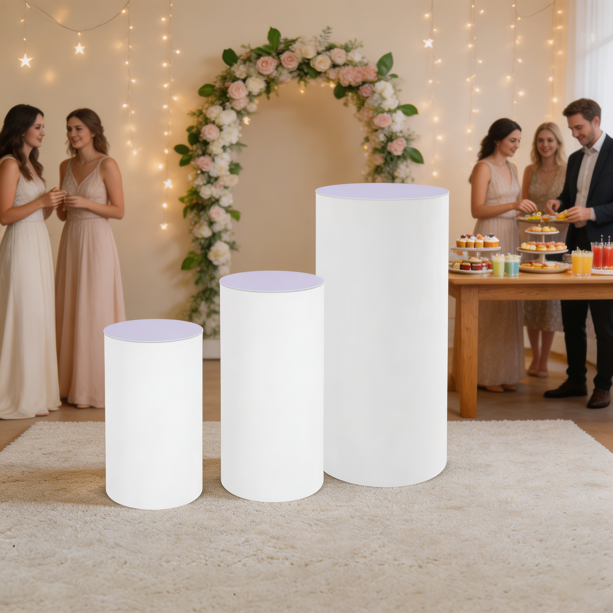 Pedestal Display Stand Cylinde - مراجعة Event Launch Party وسعره