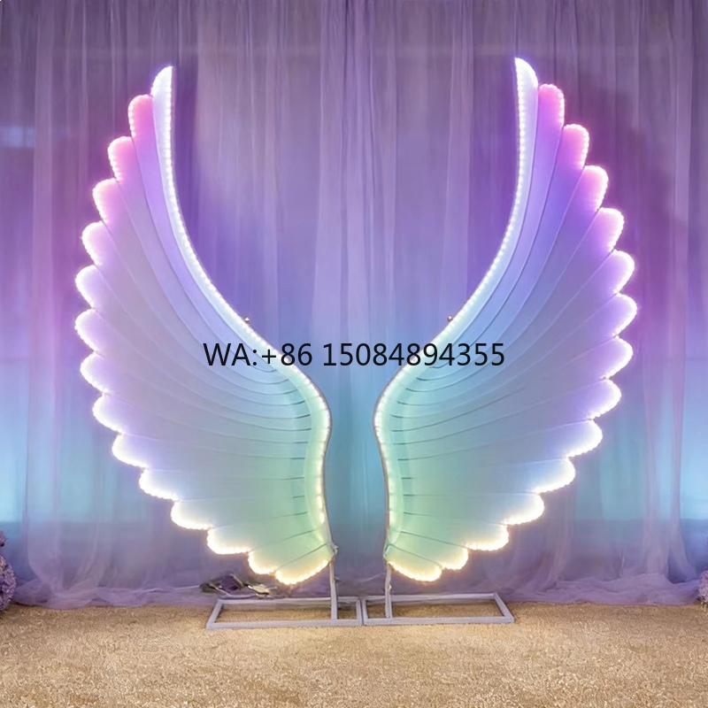 Glowing Angel Wings Light Prop - مراجعة Event & Party Supply Photos وسعره