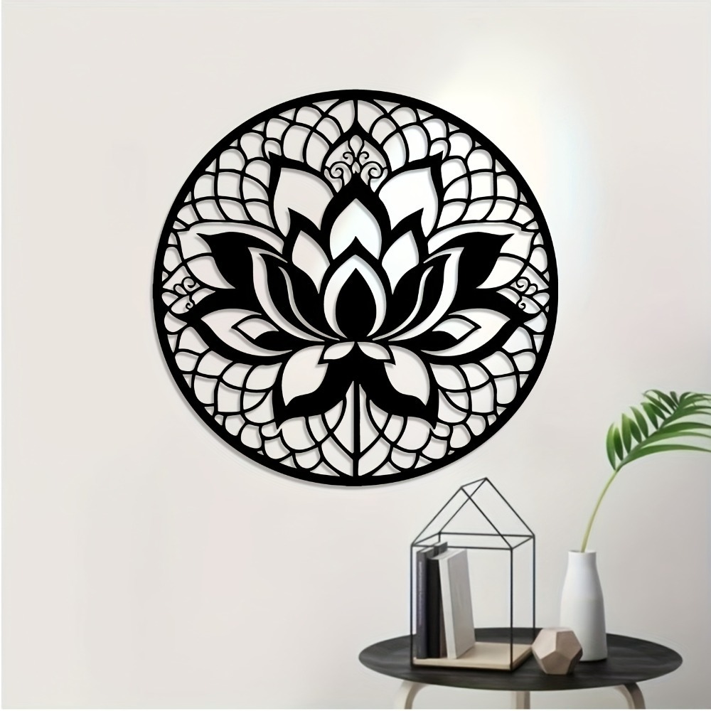 Lumiho Metal Wall Art Lotus Fl - مراجعة Flower Wall Panel وسعره