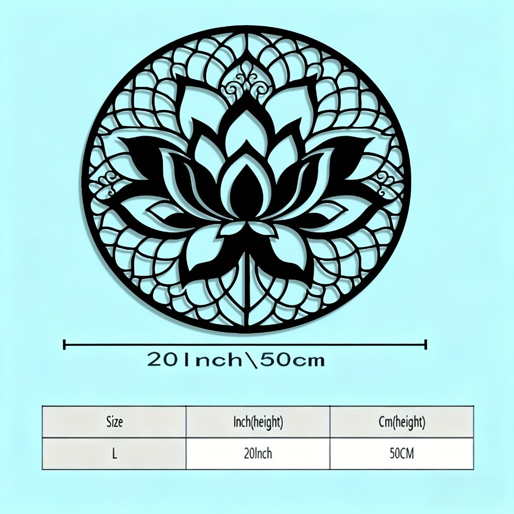 Lumiho Metal Wall Art Lotus Fl - مراجعة Flower Wall Panel وسعره