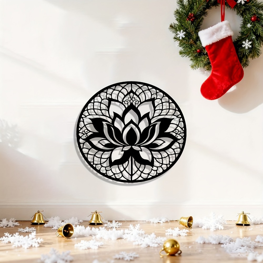 Lumiho Metal Wall Art Lotus Fl - مراجعة Flower Wall Panel وسعره