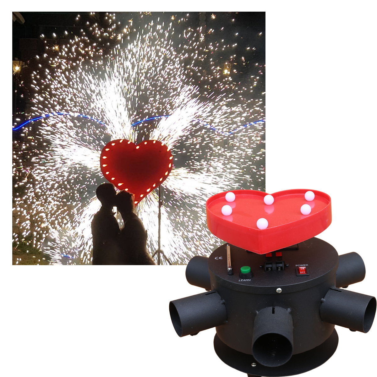 Indoor Fire Works Cold Spark F - مراجعة Event Launch Party وسعره
