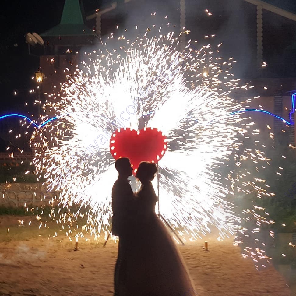 Indoor Fire Works Cold Spark F - مراجعة Event Launch Party وسعره