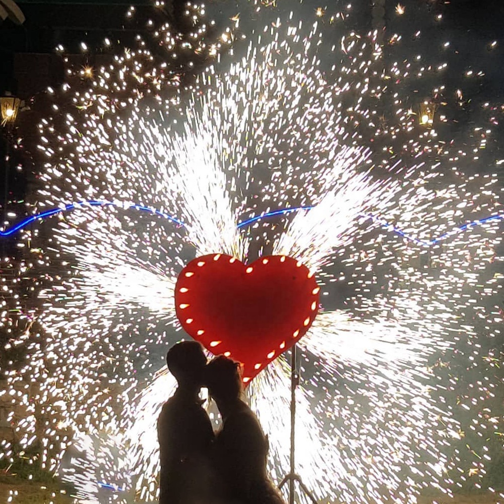 Indoor Fire Works Cold Spark F - مراجعة Event Launch Party وسعره