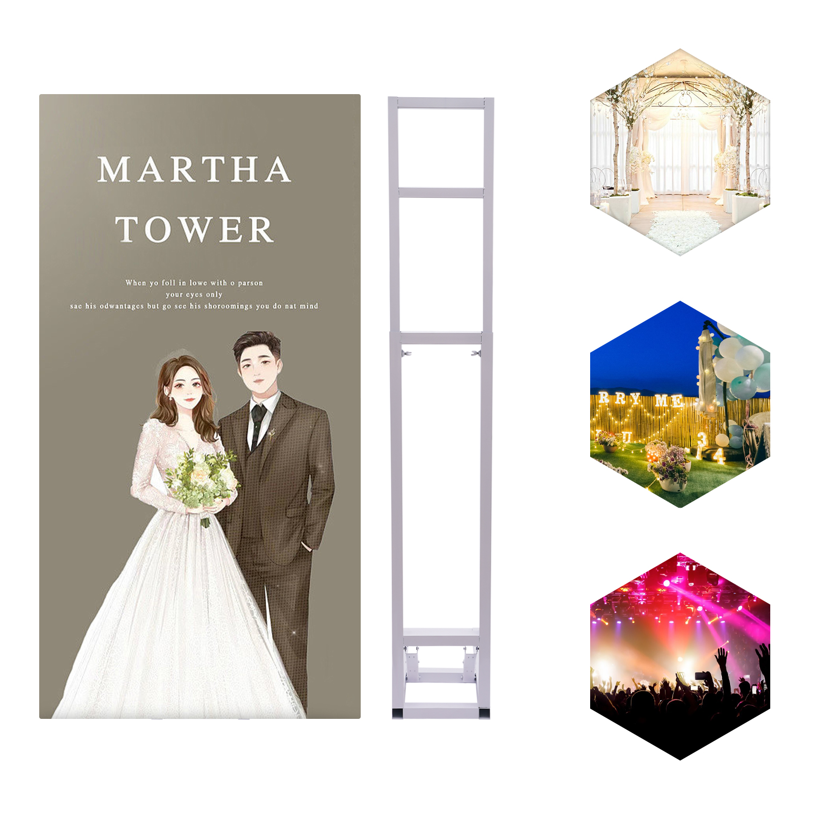 Wedding Arch Backdrop Stand Ev - مراجعة Photo Booth Frame وسعره
