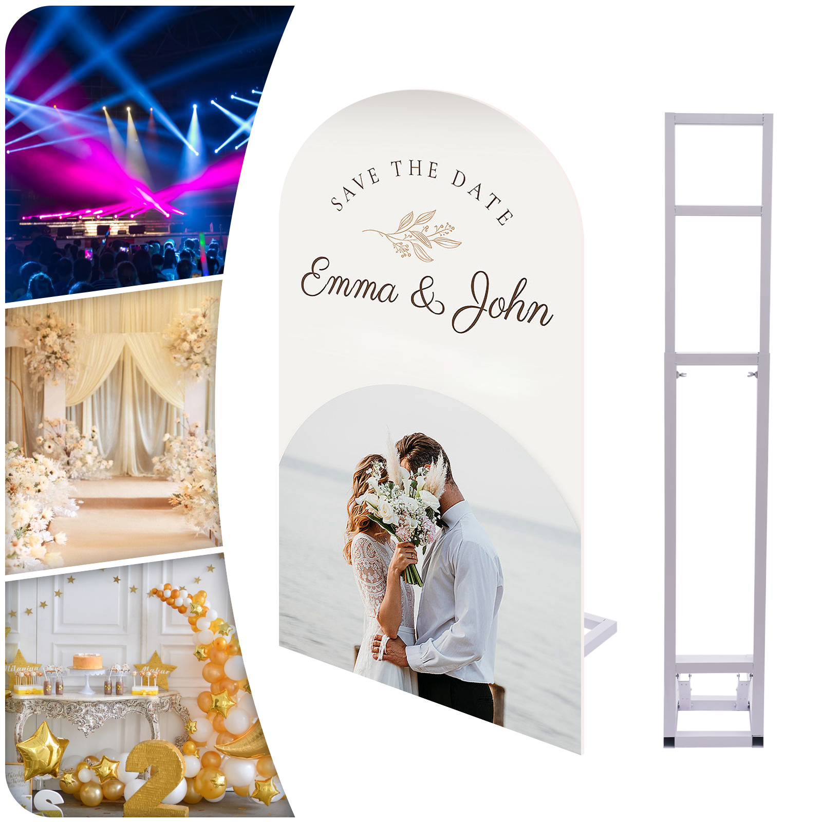 Wedding Arch Backdrop Stand Ev - مراجعة Photo Booth Frame وسعره