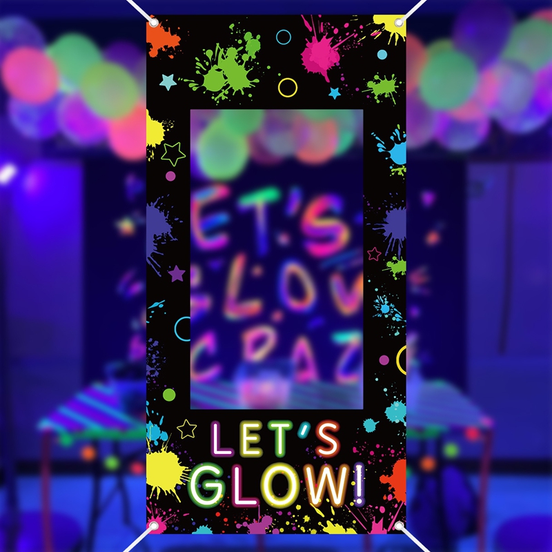 Let‘s Glow Photo Booth Frame N - مراجعة Let'S Party Event Supply وسعره