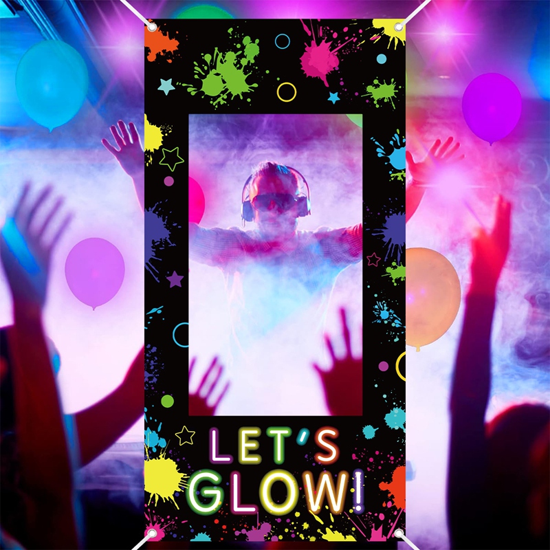 Let‘s Glow Photo Booth Frame N - مراجعة Let'S Party Event Supply وسعره