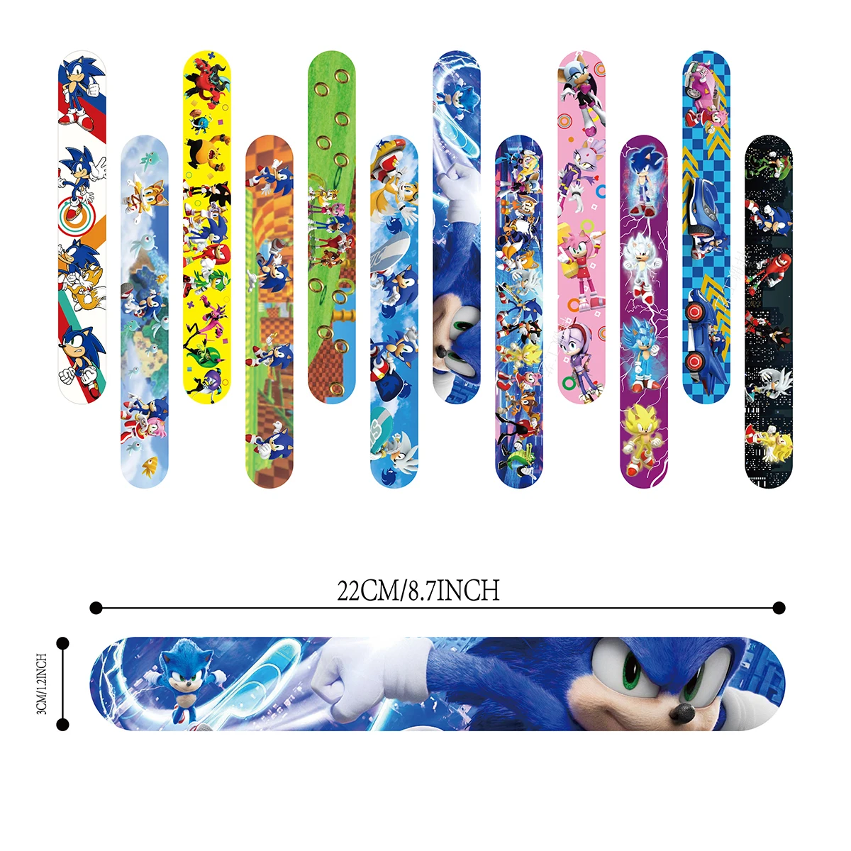 12/24/36pcs Sonic Slap Bracele - مراجعة Event Suppliers وسعره