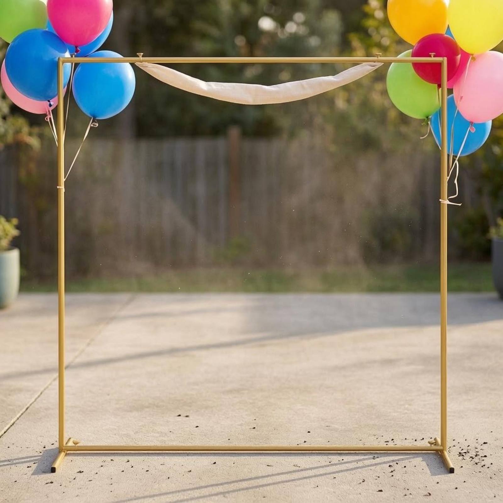 Square Backdrop Frame Event Di - مراجعة Balloon Arch Kit وسعره