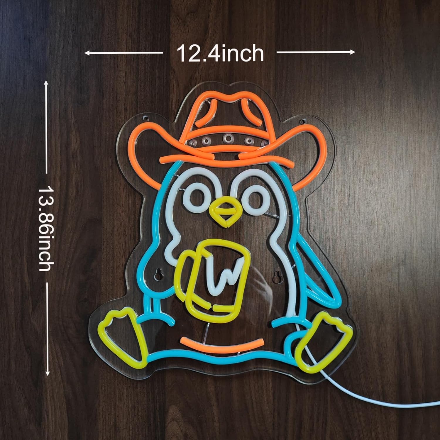 Penguin Neon Sign USB Powered  - مراجعة Neon Sign Party وسعره