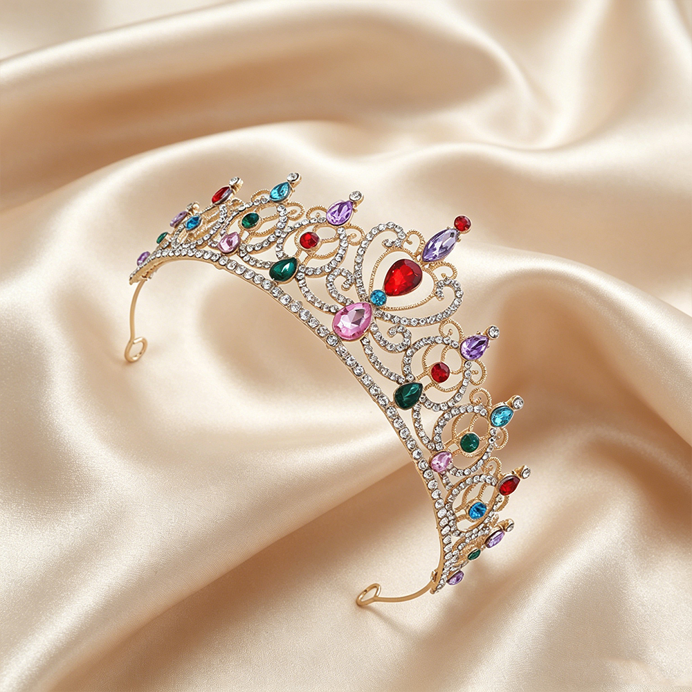 Luxury Vintage Gold Tiara Crow - مراجعة Event & Party Supply Photos وسعره
