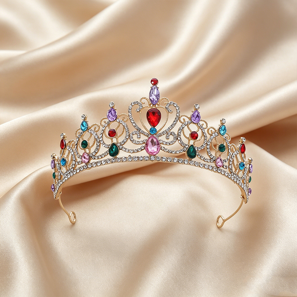 Luxury Vintage Gold Tiara Crow - مراجعة Event & Party Supply Photos وسعره